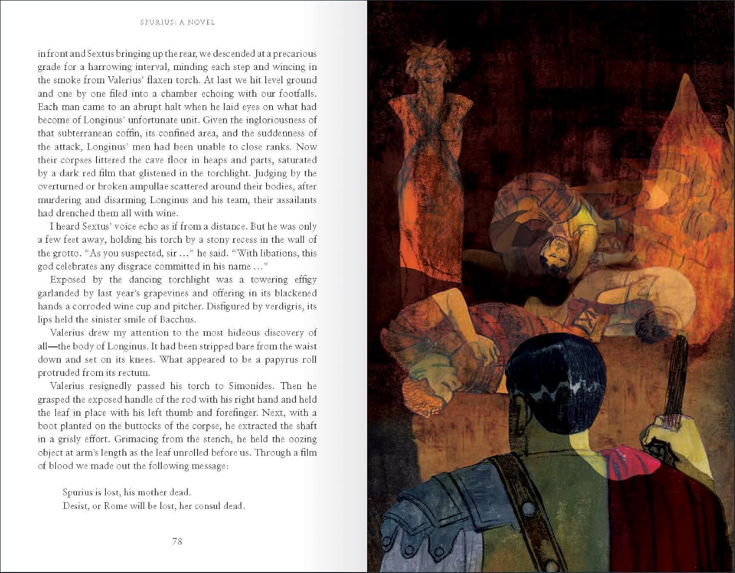 A grim discovery in the grotto — illustration by Jorge González
